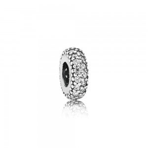 PANDORA 791359CZ SPACER BEDEL ZILVER WIT