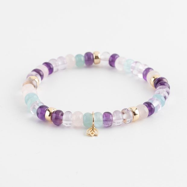 Y&amp;G edelstenen armband | SP0060 Amethyst